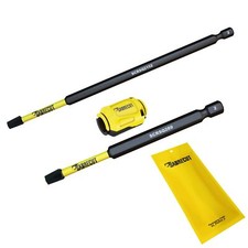 SabreCut 3pc SQ2 Bit Set for Kreg Pocket Hole Screws Jig with Bit Booster