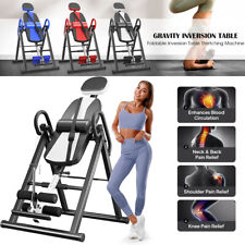 300lbs Heavy Duty Gravity Inversion Table Back Therapy Fitness Inverter Machine