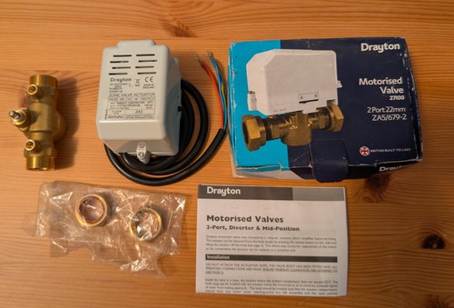 Drayton 22mm port valve - drayton,