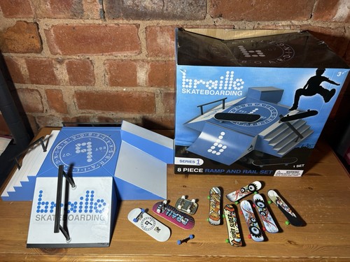 Braille skateboarding ramp - braille,