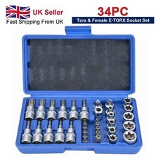 Torx Star Socket & Bit Set