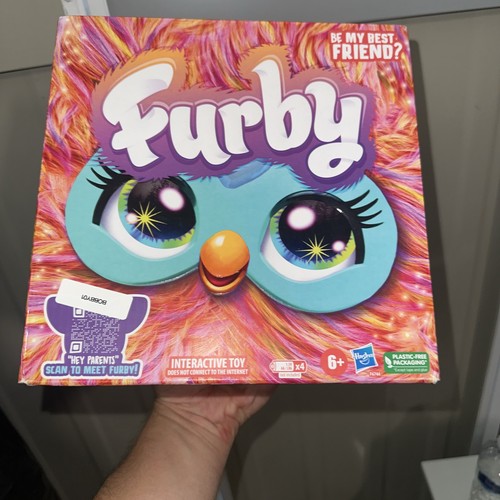 Furby coral interactive plush - coral,