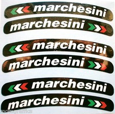 Marchesini Laminated Wheel Rim Logo Sticker Decal x 8 Ducati Aprilia 