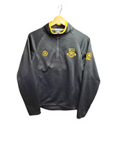 Caterham Quarter Zip Sweatshirt Black Yellow Logo Motorsport F1 Teamwear S