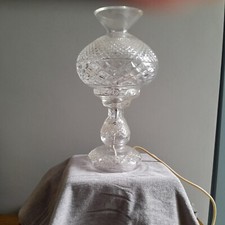 Waterford Inishmaan crystal lamp 14ins with base