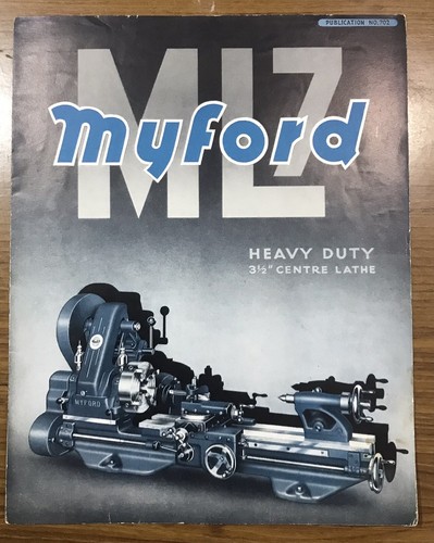 Assorted myford brochures - myford,