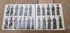 Antique Military Scraps-British  Soldiers lot of 23-5.5*1cm Raphael Tuck & Sons?