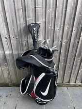 Full Set Of Cobra Golf Clubs Driver Irons Odyssey Putter Nike Golf Bag Wedges