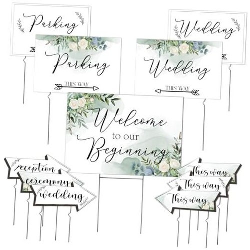 11pcs wedding direction arrow - wedding,