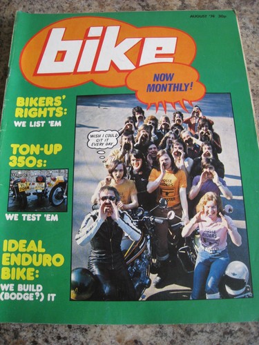 Bike aug 1974 - aug, bikers'
