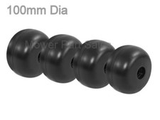 Set Of 4 Anti Scalp Deck leveling Wheel Dia 100mm Castel Garden Honda Mountfield
