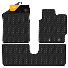 Fits Toyota Yaris Non Hybrid 2012-2019 3mm Rubber Heavy Duty Car Floor Mats