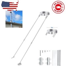 10" Adjustable Chimney Roof Bracket (All Diameters) - Stove Pipe Support