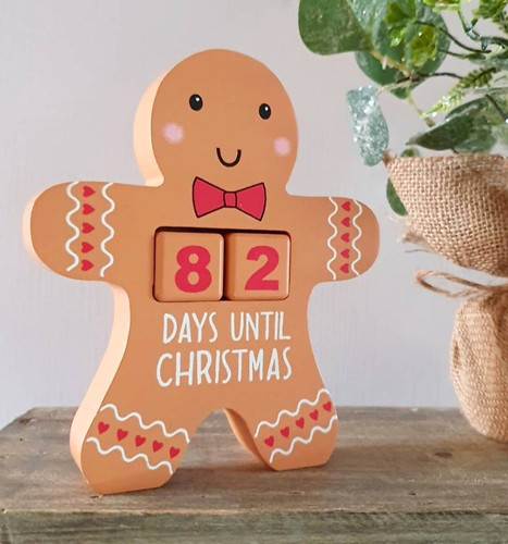 Wooden gingerbread man - gingerbread,