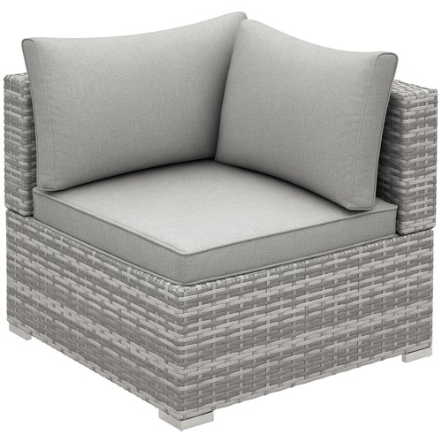 Outsunny rattan corner sofa - outsunny,