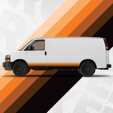 Retro Orange Brown Side Stripe