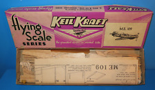 60s "Wedge Kraft" Messerschmitt 109 Wooden Model Kit in Original Packaging #b509