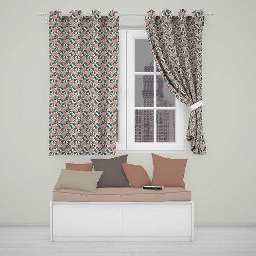 Blackout eyelet curtains soft - blackout,