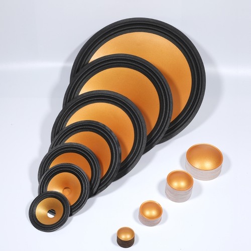 Premium golden fabric woofer - golden,