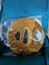 Japanese Tsuba Gold Plated