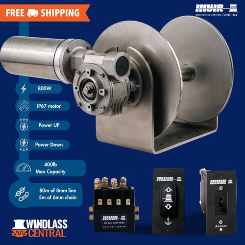 Muir dw08 drum anchor - anchor, winch