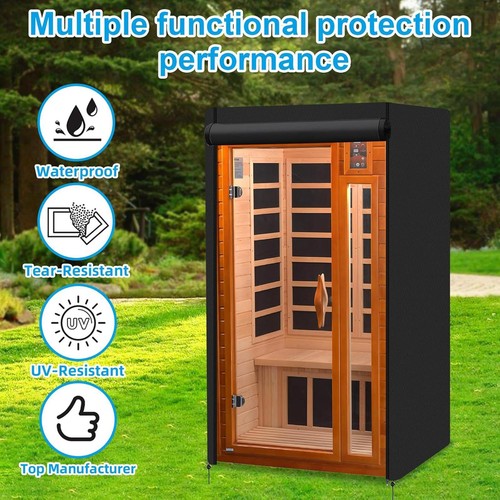 Outdoor sauna cover windproof - sauna,