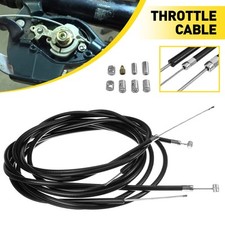 6PCS Universal Motorcycle Scooter Bicycle ATV Clutch Brake Throttle Cable Kit UK