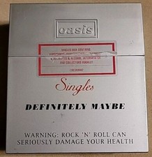 OASIS: Singles Definitely Maybe (CD, 1996, Cigarette Box Set) Creation Records 