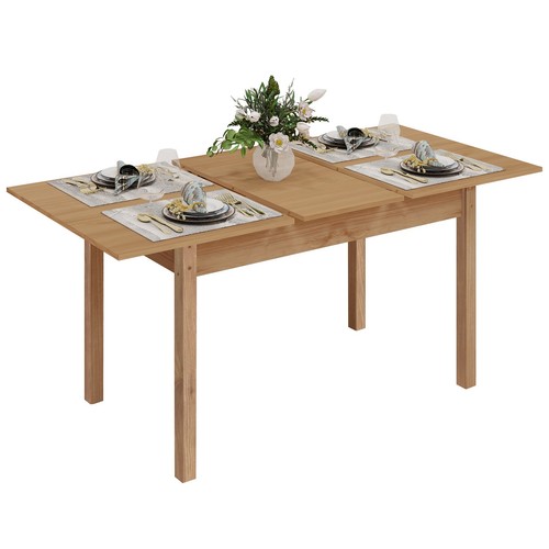 Wooden extendable dining - wooden, table