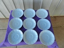 Round Saucer Plate GRINDLEY LUPIN PETAL Pale Blue Circa 1950s Vintage