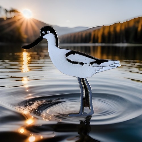 Rspb pin badge avocet - rspb-,