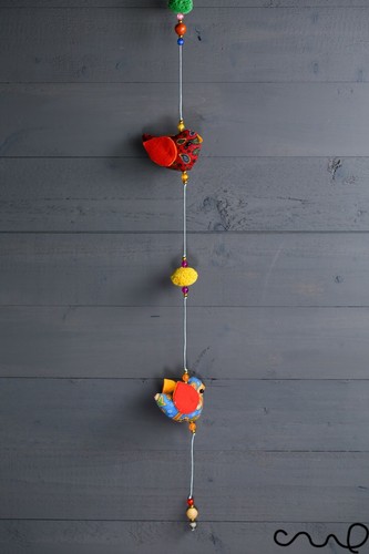 Handmade birds wall hanging - birds,