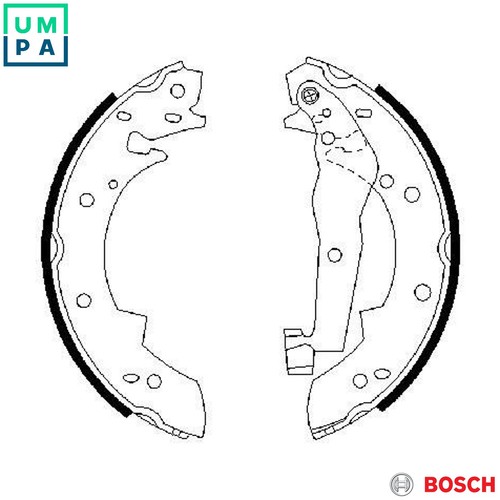Brake shoe set 986 - 986, 013
