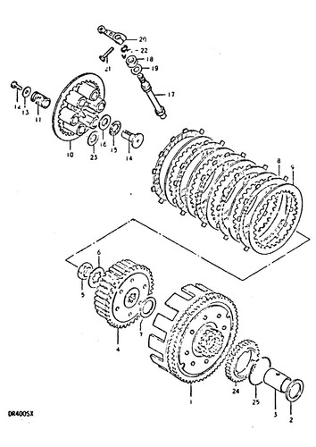 Suzuki genuine washer dr650 - suzuki,
