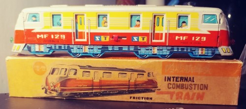 Vintage 1960 tin toy - tin,