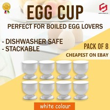 Egg Cup Set Breakfast Boiled Eggs Novelty egg holder Kitchen Home Food 8pk