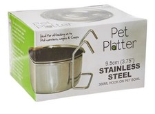 Pet Platter Hook On Pet Bowl