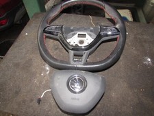 SKODA OCTAVIA MK3 FACELIFT 2018 YEAR VRS STEERING WHEEL AND AIRBAG 5E0419091CA