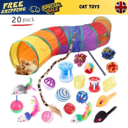 Cat toys set foldable kitten - cat,