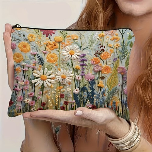 Zipped pouch knitting crochet - zipped,
