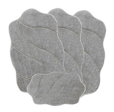 LARGE ROMANY GYPSY CARAVAN MICROFIBER WASHABLE RUGS 4pcs SET, SOFTNESS, Ubaldo