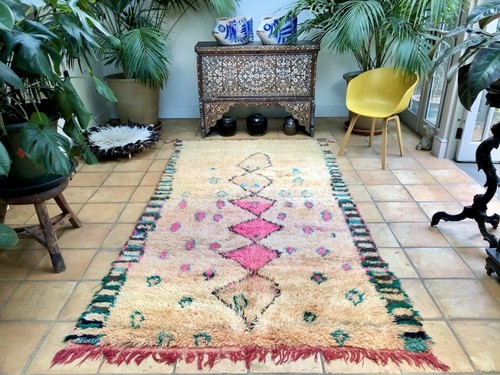 Vintage moroccan berber rug - vintage,