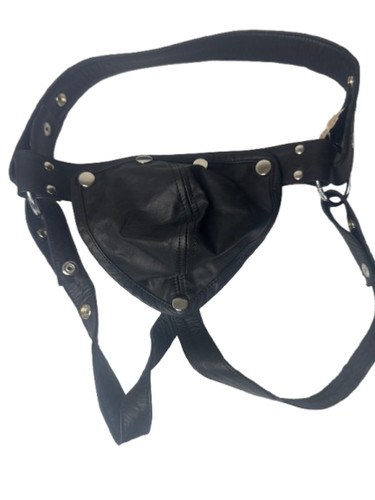 Genuine leather black harness - genuine,