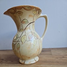 Art Deco Kensington Ware KPB England Hand Painted Pitcher Jug