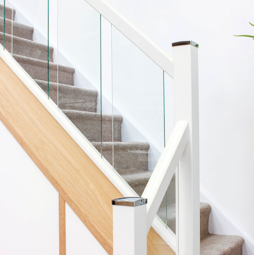 300mm rake glass stair - 300mm,