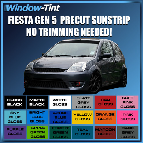 Pre cut sunstrip - cut, for