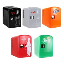Coca Cola 4L Mini Fridge 6 Can Portable 12V Cooler / Warmer