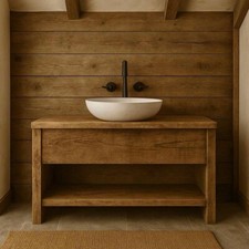 rustic wash stand shelf washstand sink unit hand crafted rustic bathroom