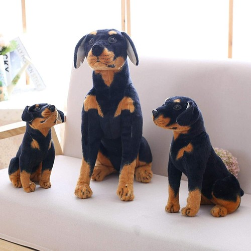 50cm large sitting rottweiler - sitting,
