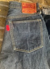 mens evisu jeans 32 denim